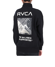 ルーカ（RVCA）BANDANA BOX LOGO HALF ZIP トレーナー BD044156 BLK