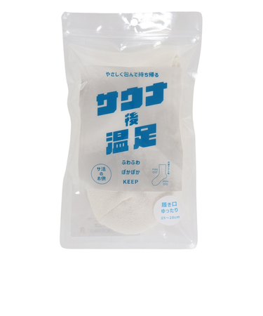クー（Coo.）サウナ後 温足 ソックス 894Q3OK0307 WHT