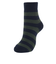クー（Coo.）やわらかバルキー靴下 894Q3OK0262 NVY ネイビー 25センチ 滑り止め 保温