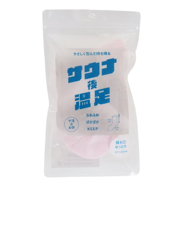 クー（Coo.）サウナ後 温足 ソックス 895Q3OK0304 PNK