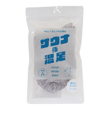 クー（Coo.）サウナ後 温足 ソックス 895Q3OK0305 GRY