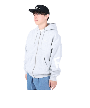 ルーカ（RVCA）FAKE RVCA ジップフーディー スウェットジャケット BD042157 HTG