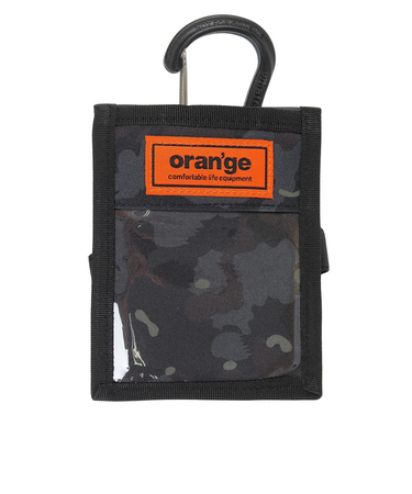 オレンジ（ORANGE）パスケース BS カラビナ付き 201247 2036