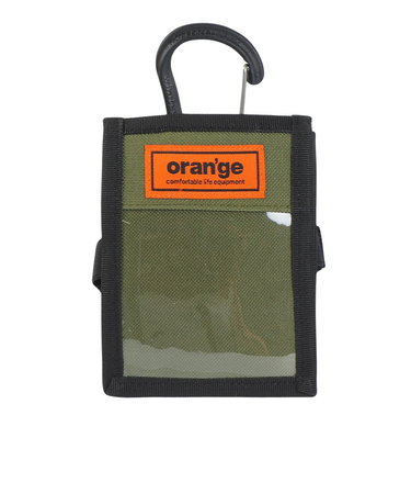オレンジ（ORANGE）パスケース BS カラビナ付き 201247 4111