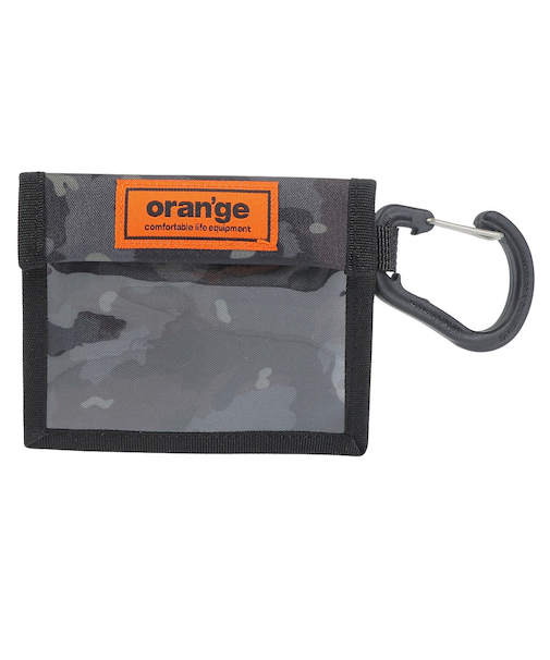 オレンジ（ORANGE）パスケース カラビナ付き PASS CASE YOKO 201249 2036