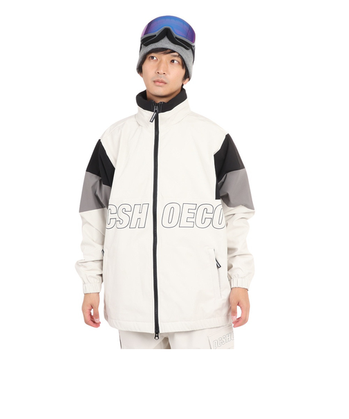 ディーシーシューズ（DC SHOES）スノーボード ウェア ジャケット SNOW STAND ZIP 24SNDJK233901WHT