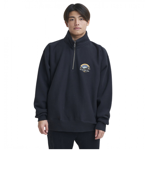 クイックシルバー（Quiksilver）BLOOMS ハーフジップスウェット 23FWQZP234064BLK