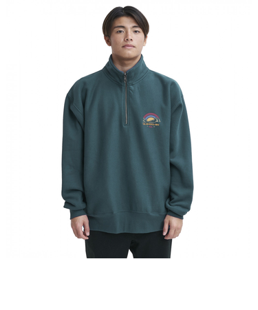 クイックシルバー（Quiksilver）BLOOMS ハーフジップスウェット 23FWQZP234064GRN