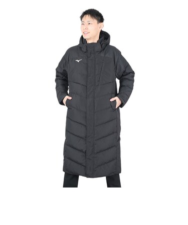 ミズノ（MIZUNO）ダウンロングコート 32MEA55009 ブラック