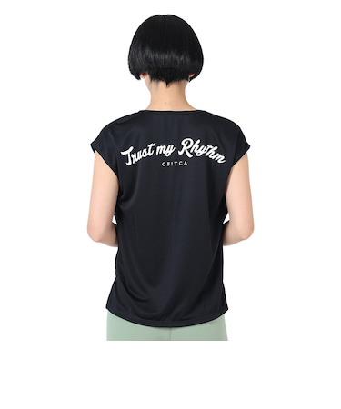 ジーフィット（G-FIT）フィットネスウェア フレンチスリーブトップ GA-C659TS-M-B