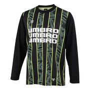 アンブロ（UMBRO）サッカーウェア グラフィック長袖プラクティスシャツ UUUWJB51 BLK