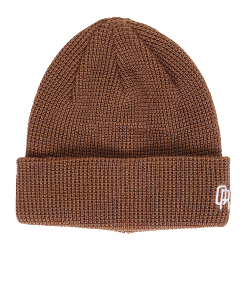ライズ（RYZ）ニット帽 ワッフルカフワッチ RZ20ST23FW0022 BRN ブラウン フリーサイズ 防寒