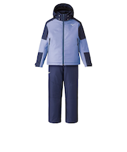 ミズノ（MIZUNO）ジュニア スキーウェア ブレスサーモ スノーソリッドスーツ 上下セット Z2MGA95516 サイズ調整