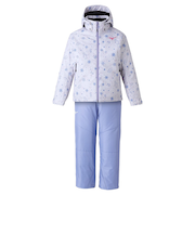 ミズノ（MIZUNO）ジュニア スキーウェア ブレスサーモ スノープリントスーツ 上下セット Z2MGA95670