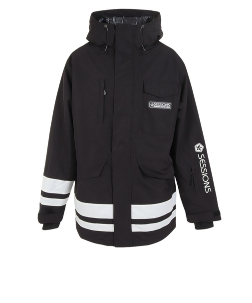 セッションズ(SESSIONS)スキー スノーボード ウェア ジャケット SCOUT INSULATED JK SSFW230005 BLK