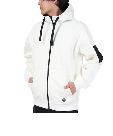 エアボーン（ARBN）スウェットフーディー01 AB23FWM-APP415WHT