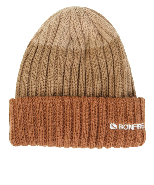 BonFire(Bonfire)ニット帽 ボーダーリブカフワッチ 20BNF3FST2294 BEG 防寒 フリーサイズ ベージュ