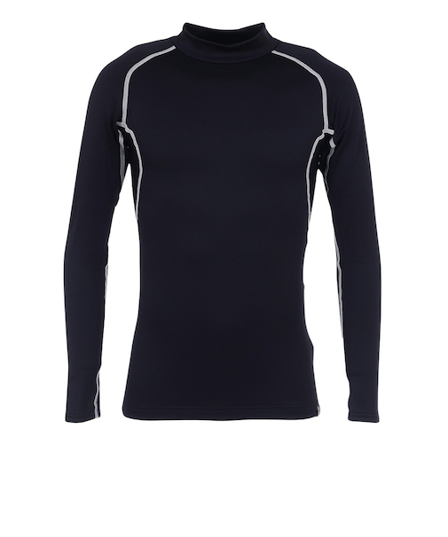 デュアリグ（DUARIG）ヒートクロス モックネック長袖シャツ 3F0001-AHET-786ES BKXGY