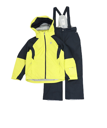 デサント（DESCENTE）ジュニア スーツ スキーウェア ジャケット パンツ 上下セット DWJWJH02X BLY サイズ調整