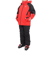 デサント（DESCENTE）ジュニア スーツ スキーウェア ジャケット パンツ 上下セット DWJWJH02X ERD サイズ調整
