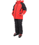 デサント（DESCENTE）ジュニア スーツ スキーウェア ジャケット パンツ 上下セット DWJWJH02X ERD サイズ調整