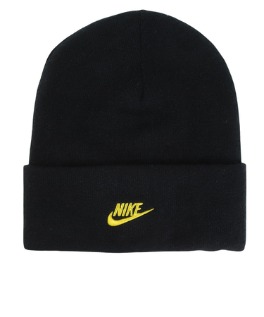ナイキ（NIKE）ジュニア ニット帽 ピーク リバーシブル トール カフ スマイリー ビーニー FB6493-010