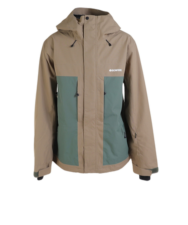 ボンファイア（Bonfire）スノーボード ウェア ジャケット インセンディエリイシェルジャケット BBFW230011 BEG