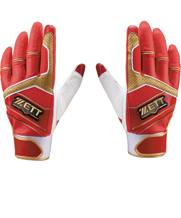 ゼット（ZETT）バッティング用グローブ 野球 両手用 BG18012A-6482