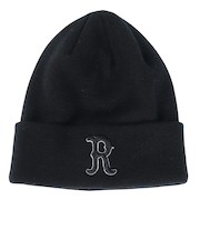 ライズ（RYZ）ニット帽 ブラックシリーズ カフワッチ RZ20ST23FW0024 R 防寒 フリーサイズ 黒