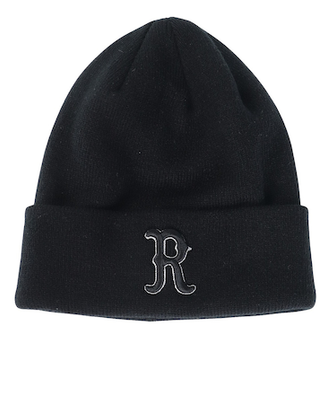 ライズ（RYZ）ニット帽 ブラックシリーズ カフワッチ RZ20ST23FW0024 R 防寒 フリーサイズ 黒