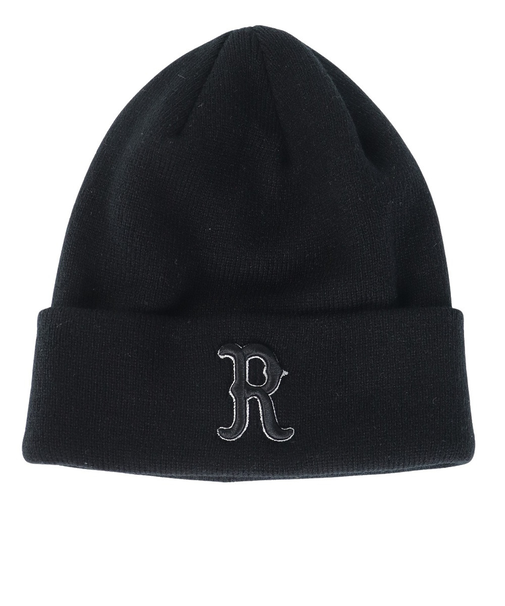 ライズ（RYZ）ニット帽 ブラックシリーズ カフワッチ RZ20ST23FW0024 R 防寒 フリーサイズ 黒