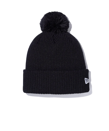 ニューエラ（NEW ERA）帽子 ポンポンニット帽 リブ 13751278