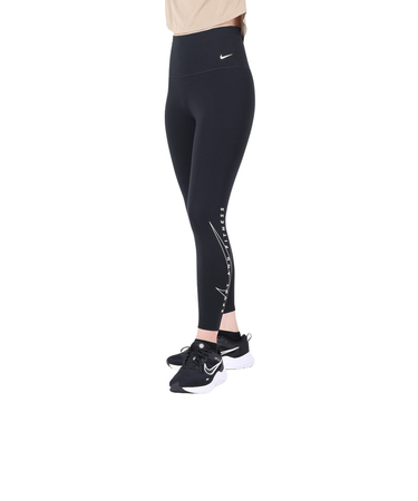 ナイキ（NIKE）ワン ドライフィット HR ハイウエスト7/8グラフィック・レギンス FB5707-010