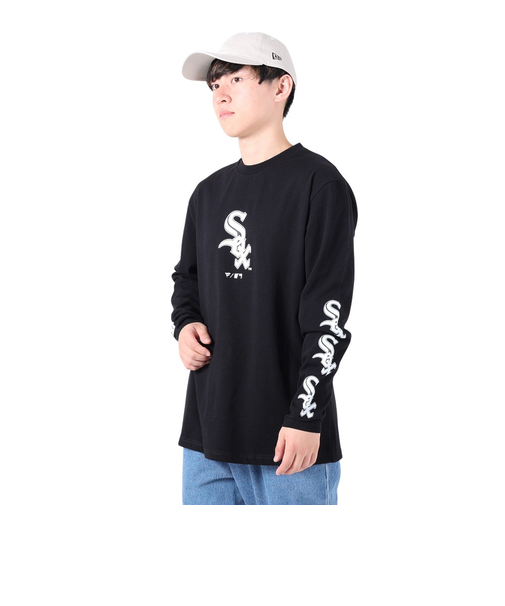 野球ウェア 長袖Tシャツ ML0323FW0001-BLK