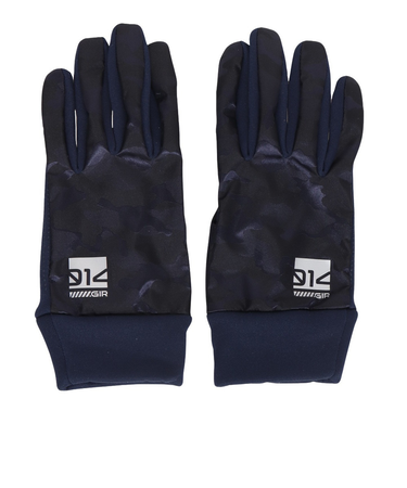 手袋 防風 フィールドグローブ 防寒 WG3F0014-WA900-GRSN NVY