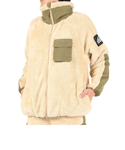リーフ（REEF）SHERPA A FLEECE HIGH NECK ZIP UP ジャケット RFPKM2304-BEG