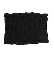 クー(Coo.)防風 ニットネックウォーマー 防寒 900Q3ST0020 BLK 黒 防風