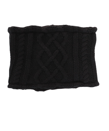 クー（Coo.）防風 ニットネックウォーマー 防寒 900Q3ST0020 BLK 黒 防風