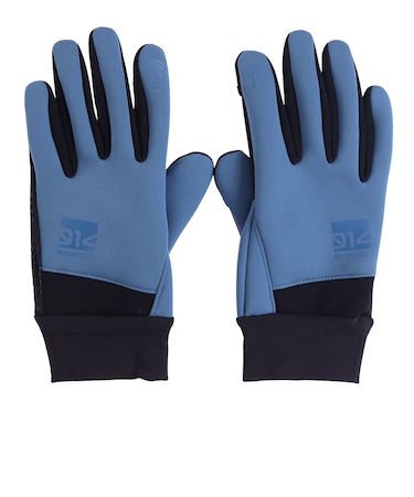 手袋 ヒートクロス 防風 グローブ 防寒 WG3F0013-WA900-GRSN BLU