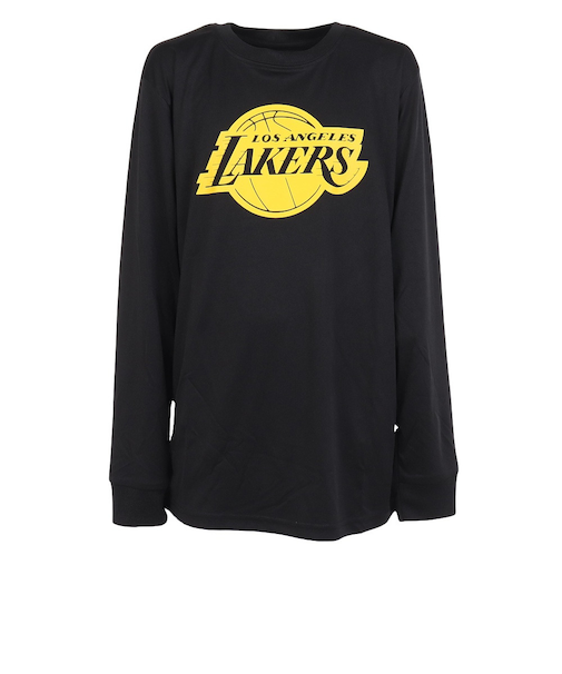 エヌビーエー(NBA)バスケットボールウェア N&N 長袖Tシャツ ロサンゼルス・レイカーズ 八村塁 3AAK-LAKERS HACHIMURA