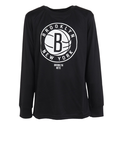エヌビーエー（NBA）バスケットボールウェア N&N 長袖Tシャツ ブルックリン・ネッツ 渡邊 雄太 3AAK-NETS WATANABE