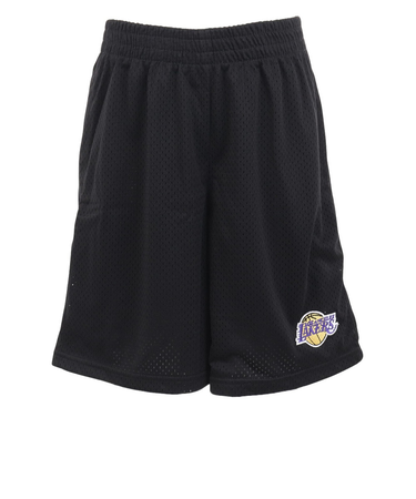 エヌビーエー（NBA）バスケットボールウェア ボーイズ OPEN HOLE メッシュ ショートパンツ ロサンゼルス・レイカーズ 3AAL-LAKERS