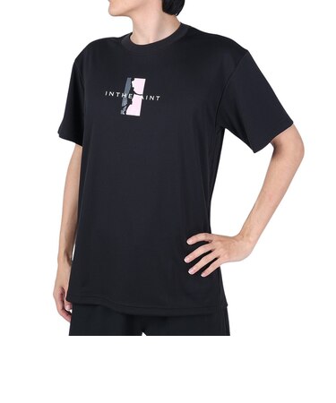 インザペイント（IN THE PAINT）バスケットボールウェア Tシャツ ITP23407BLK/PNK
