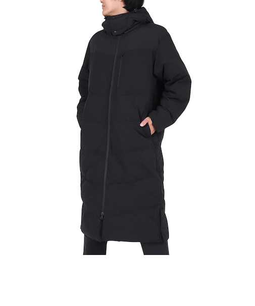 ヒートクロス ロングダウンコート OT3F0044-TR857-GRHHM BLK