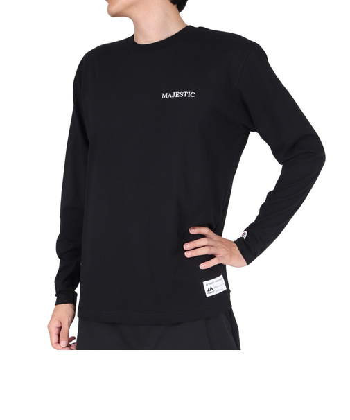 マジェスティック（MAJESTIC）長袖Tシャツ OT0323FW0003-BLK