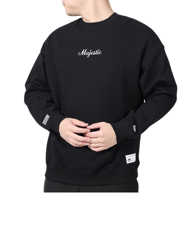 マジェスティック（MAJESTIC）クルースウェットシャツ OT0523FW0001-BLK