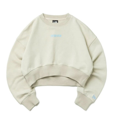 ニューエラ（NEW ERA）裏毛 スウェット クロップド丈 クルーネック 13755275