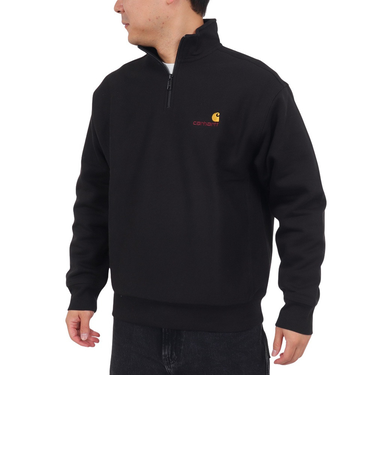 カーハート(CARHARTT)ハーフジップ AMERICANSCRIPT スウェットシャツ I02701489XX23FW