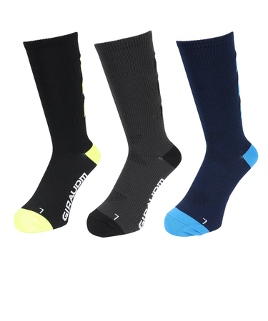 ストロングクルーソックス GRY/NVY/BLK 3足組 SK3F0005-WA894-GROK