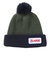エクストララージ（XLARGE）POMPOM バイカラー ニットキャップ 101234051010-GREEN